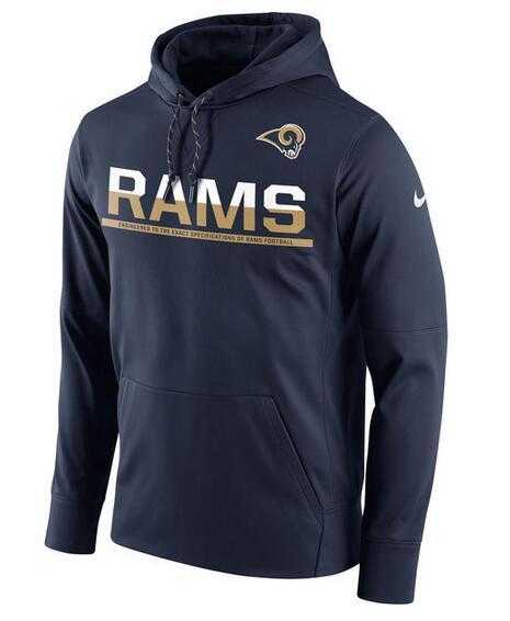 Men's Los Angeles Rams Nike Sideline Circuit Pullover Performance Hoodie - Navy FengYun,We sell and wholesale Men's Los Angeles Rams Nike Sideline Circuit Pullover Performance Hoodie - Navy FengYun on line form chian!